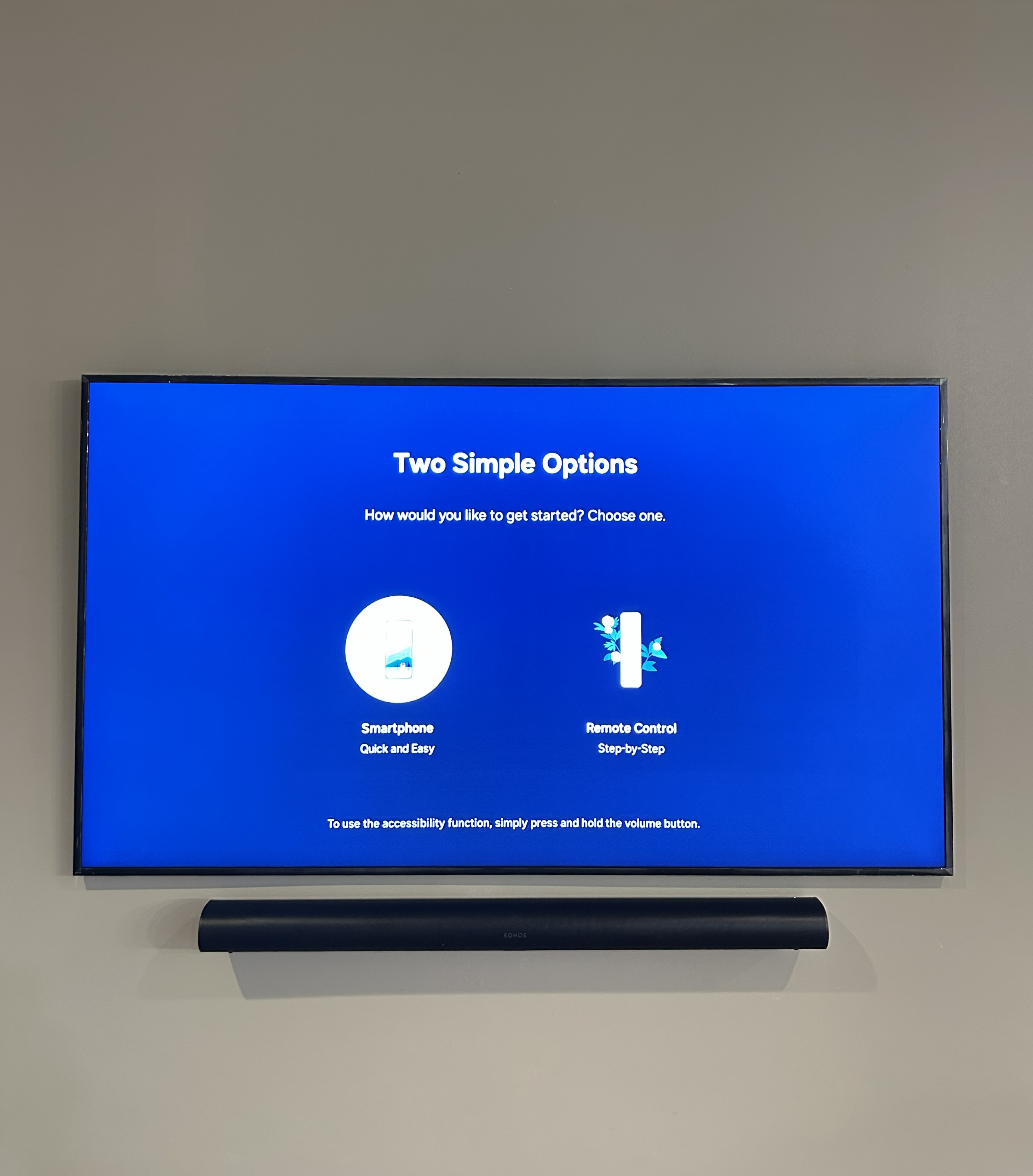 Samsung Frame TV no-gap flush wall mount, Houston TX #6