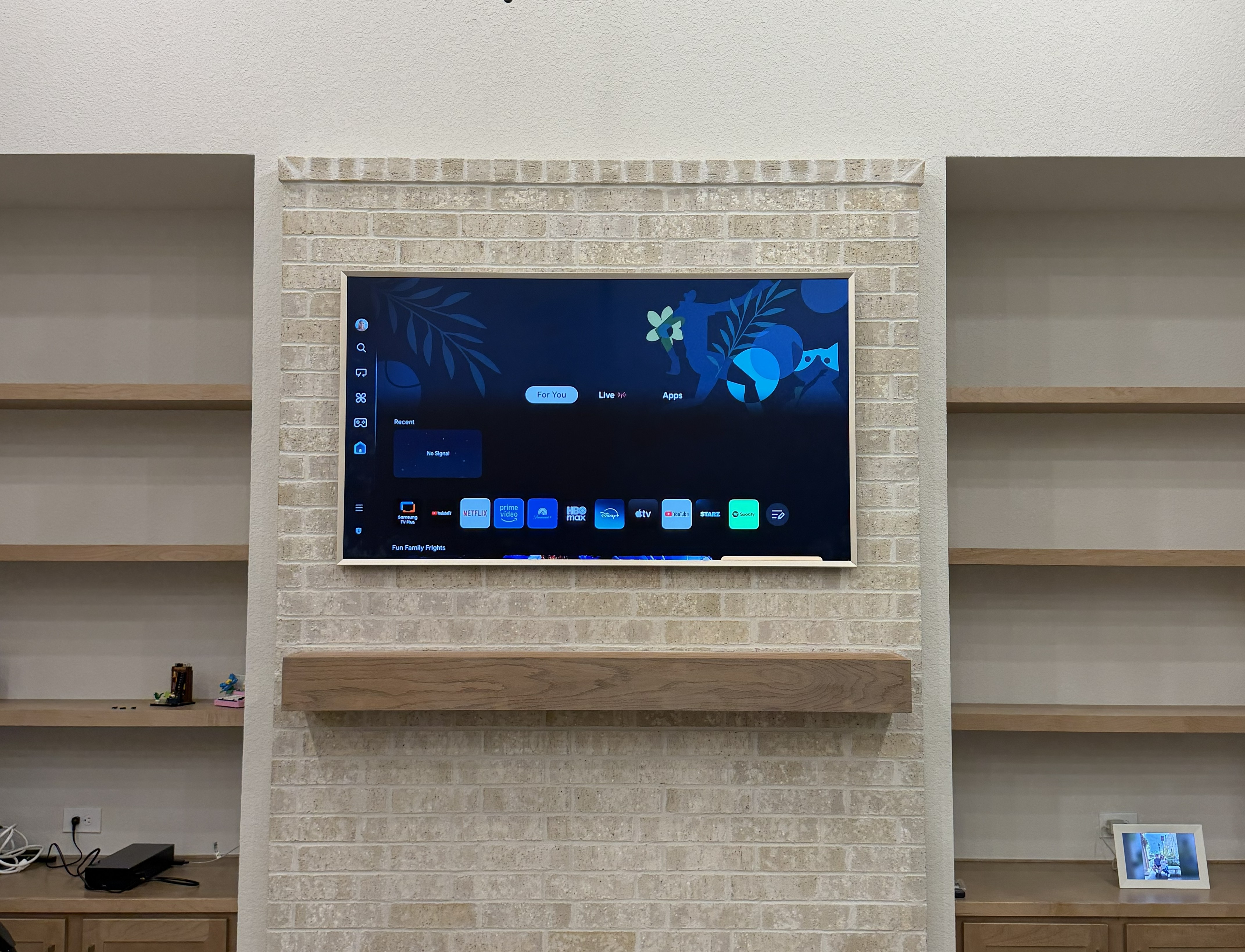 Frame TV in Art Mode after installation, Houston TX #5